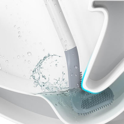 Quick Cleaning Silicone Toilet Brush