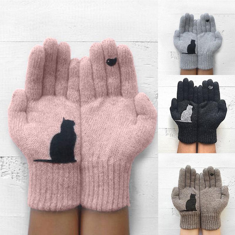 Fun Cat Shaped Cotton Gloves
