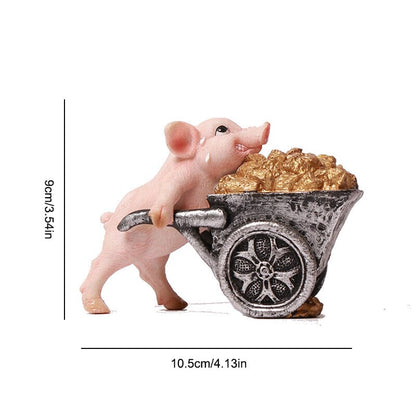 Adorable Pig Figurine Decoration