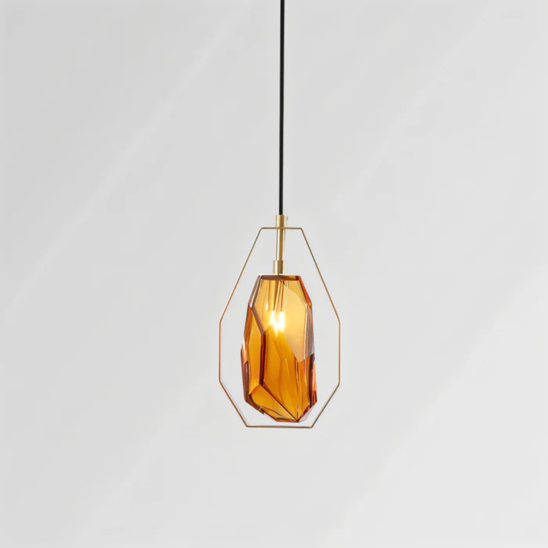 Simple Elegant Glass Hanging Light - Fesara