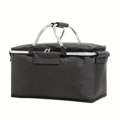 Collapsible Thermal Outdoor Food Basket Cooler Bag