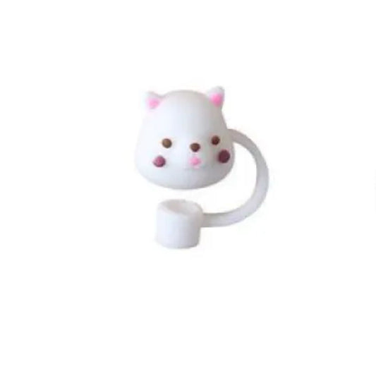 Colorful Silicone Straw Lid & Decorative Tips - Fesara