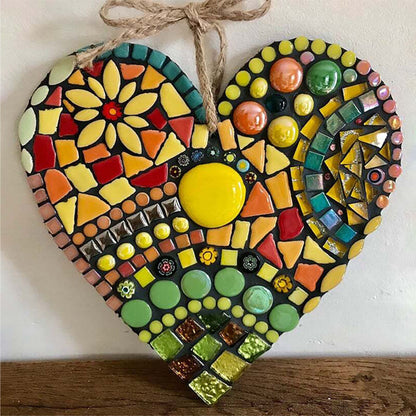 Vibrant Love-Shaped Outdoor Decor