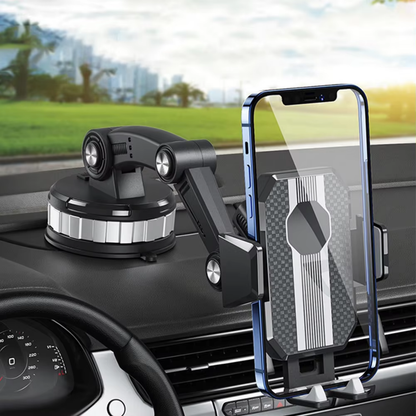 Easy Grip Car Phone Mount with Suction Cup and 360 Rotation - Fesara