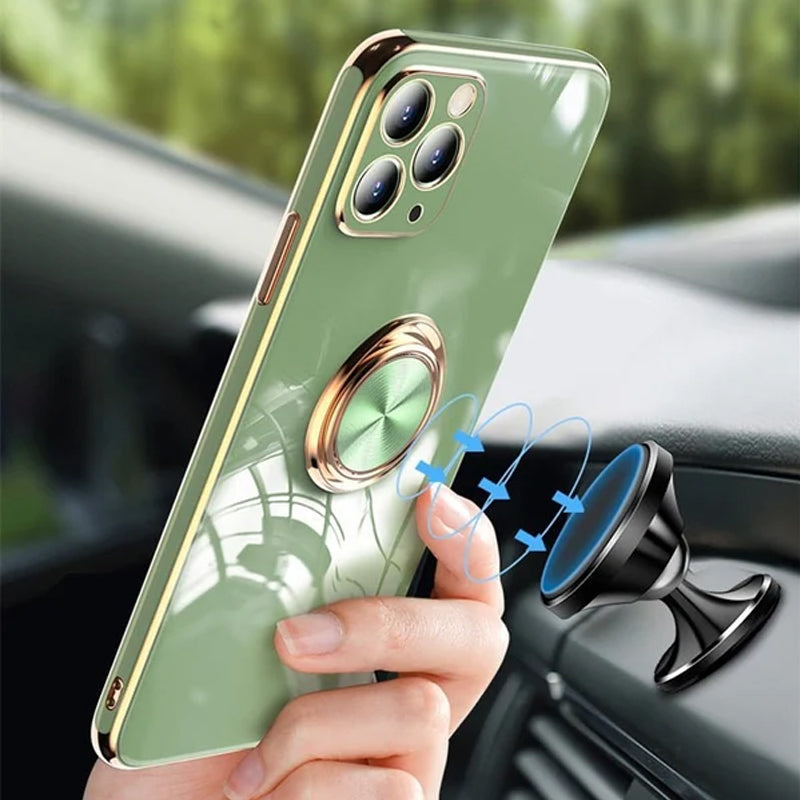 Premium Metal Case with Kickstand for iPhone