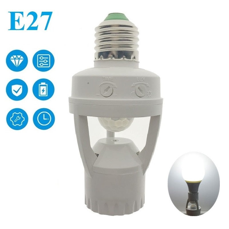 Smart 360 Degree Rotating LED Light Socket Base