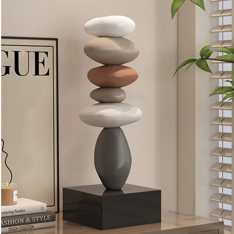 Serenity Sculpture - Calming Home Zen Decoration
