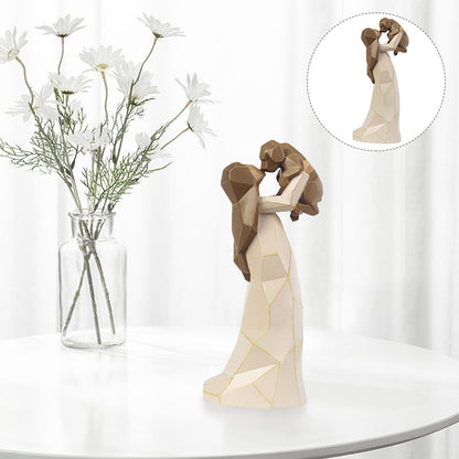 Lovely Dog Friendship Statue Figure - Fesara