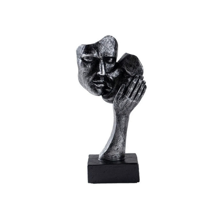 Modern Love Figurine Decorative Couple Statue