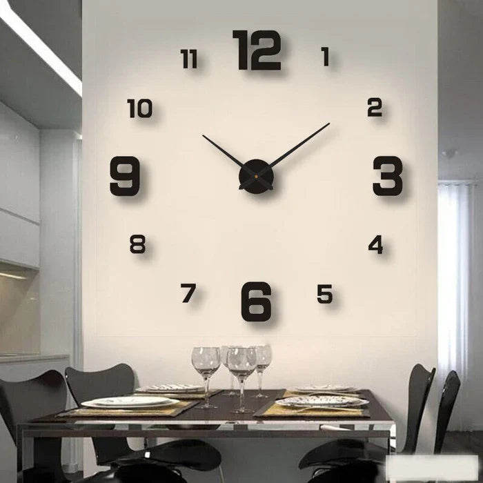 Quiet Large Wall Clock Classic Home Decor