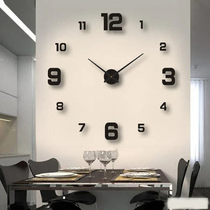 Quiet Large Wall Clock Classic Home Decor