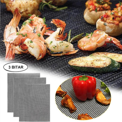 Premium BBQ Grill Mat | Non Stick & Heat Resistant Grill Net