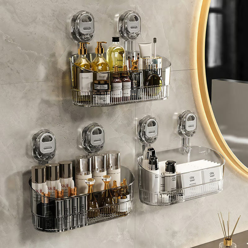 Easy Install Bathroom Suction Cup Storage Container