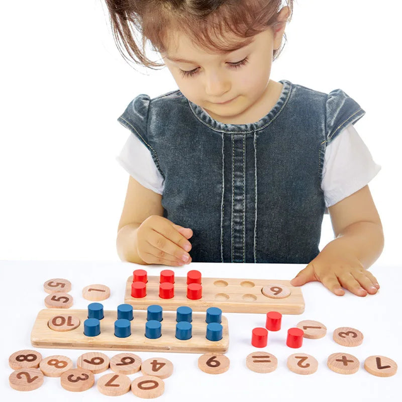 Fun Wooden Number Learning Toy - Fesara