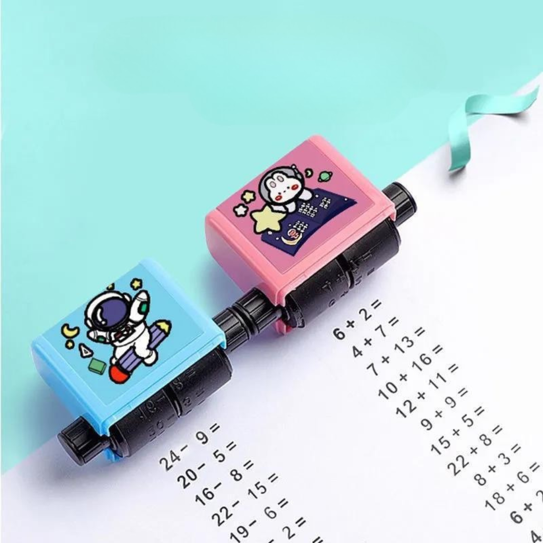 Fun Math Educational Stamp Roller