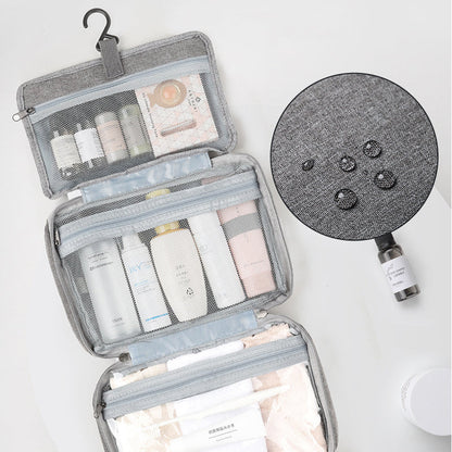 Portable Travel Makeup Case with 4 Pockets