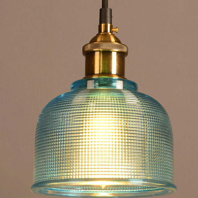 Classic Distressed Glass Pendant Light