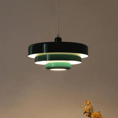 Rustic Metal Pendant Light - Classic Warm LED Lighting