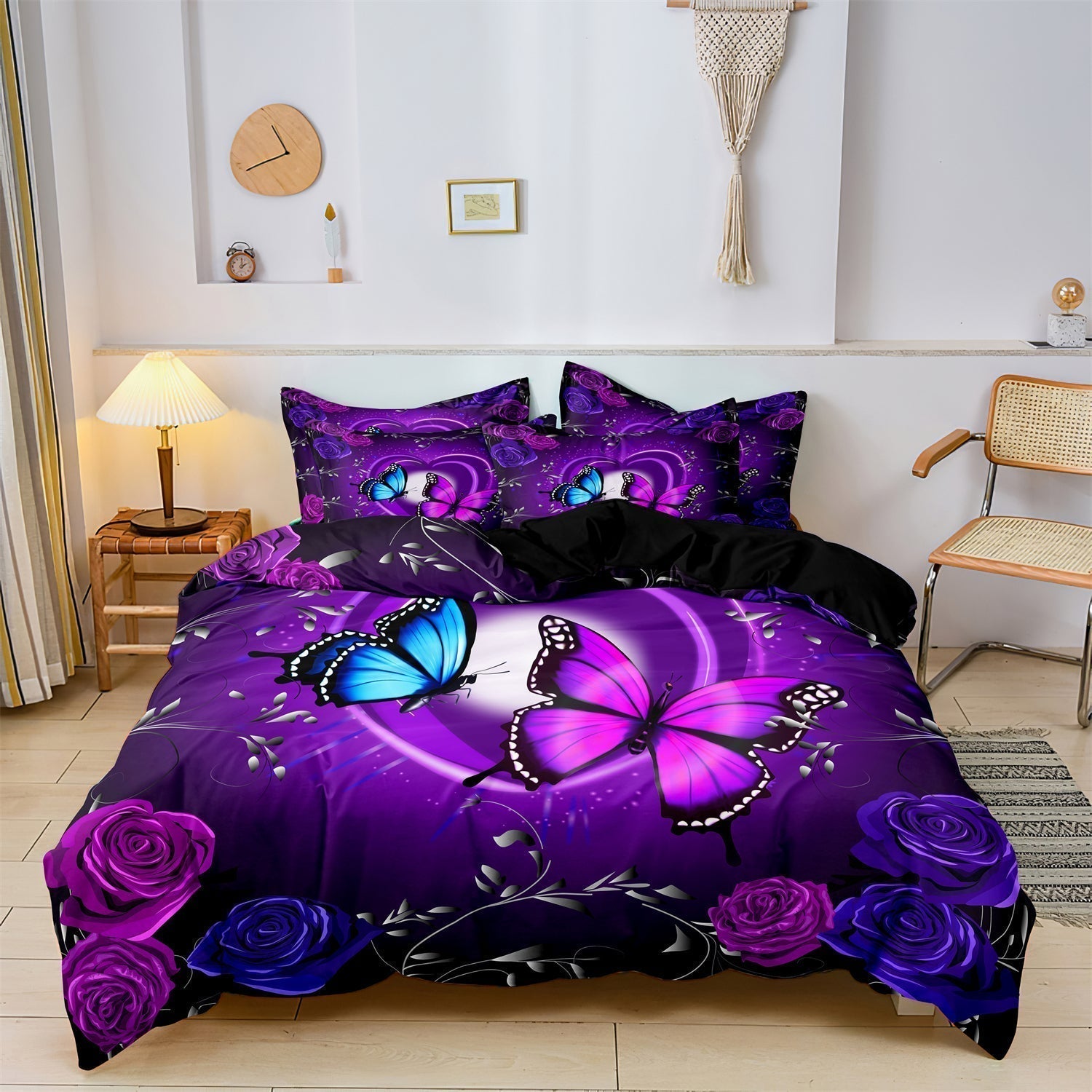 Colorful Butterfly Children's Bedding Set - Fesara
