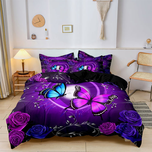 Colorful Butterfly Children's Bedding Set - Fesara