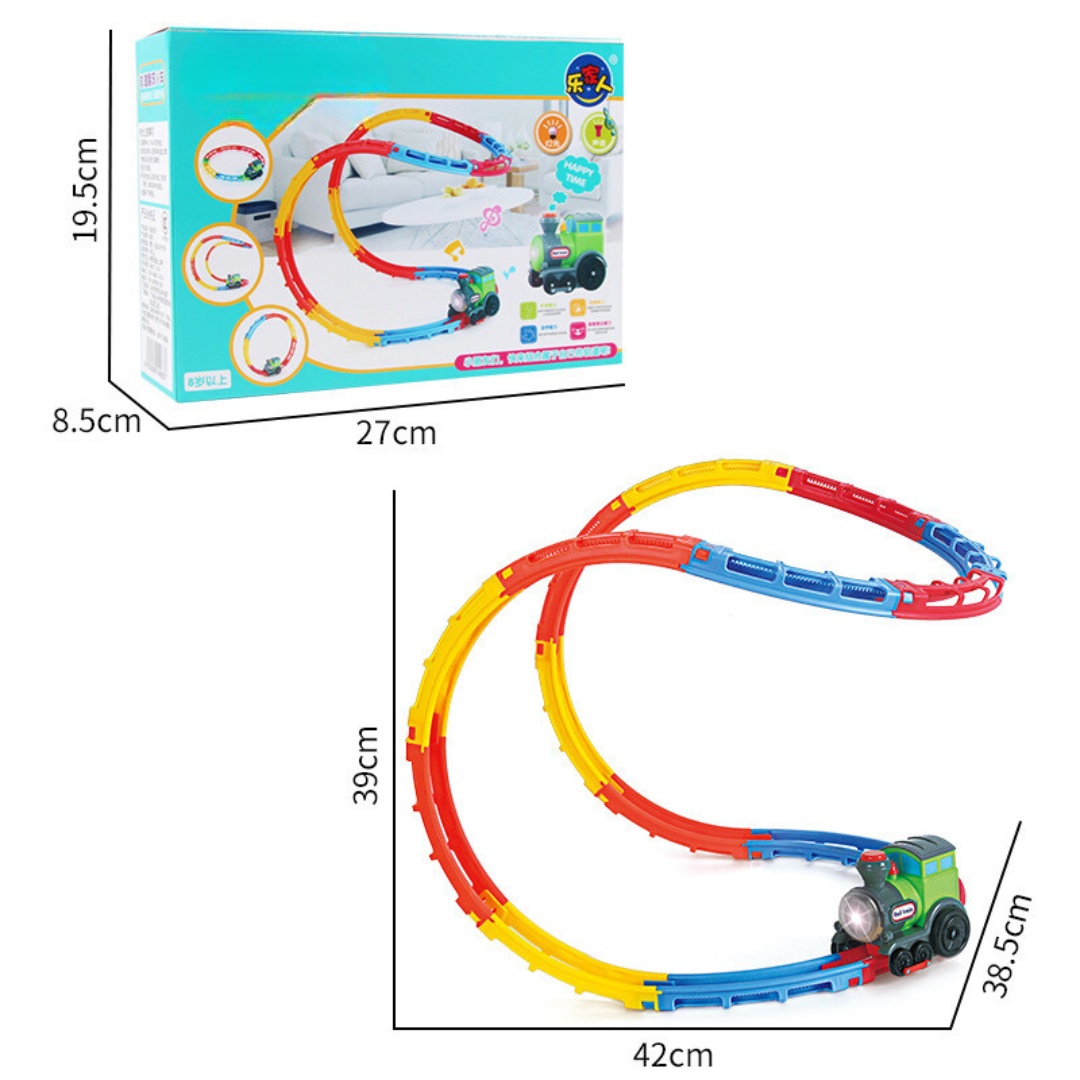 Thrilling Amusement Park Train Set