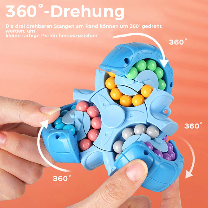 Cool 2-in-1 Rotating Puzzle Cube
