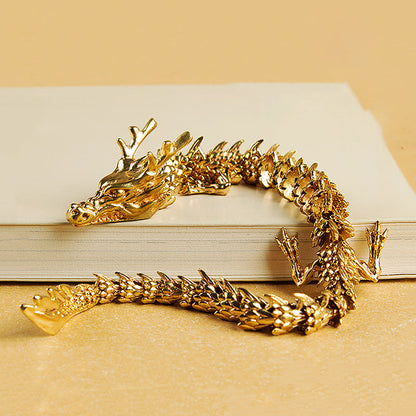 Collectible Gold Dragon Figurine
