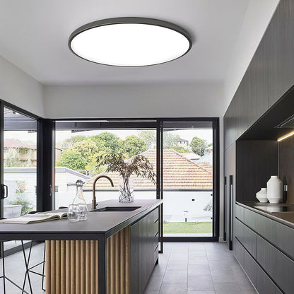 Sleek Circular LED Ceiling Fixture Indoor Home Lighting