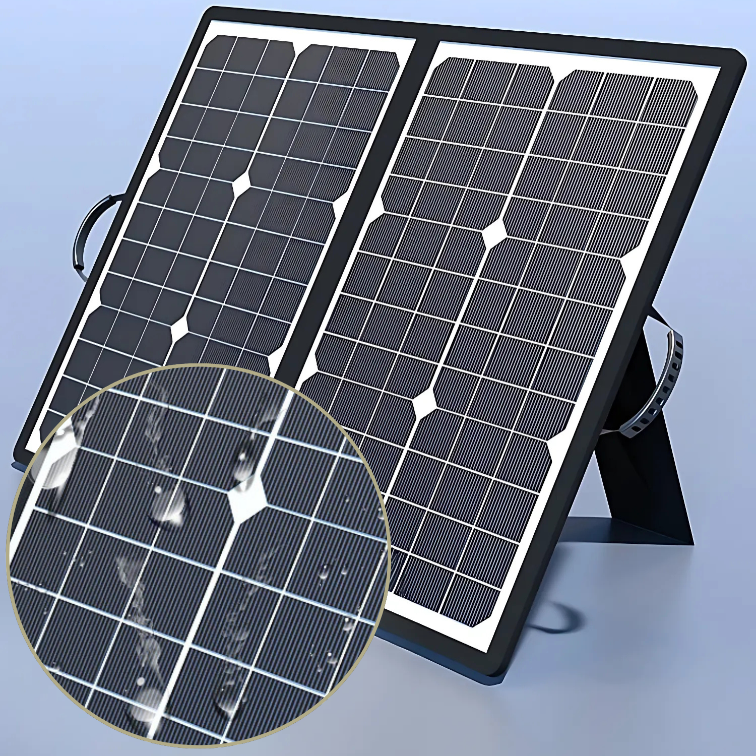 Portable 1000W Solar Power Kit for Camping and Outdoor - Fesara