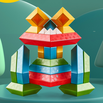 Kid-Friendly Wooden Stacking Blocks