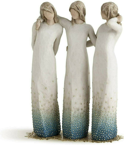 Decorative Hand Painted Figurine By My Side
