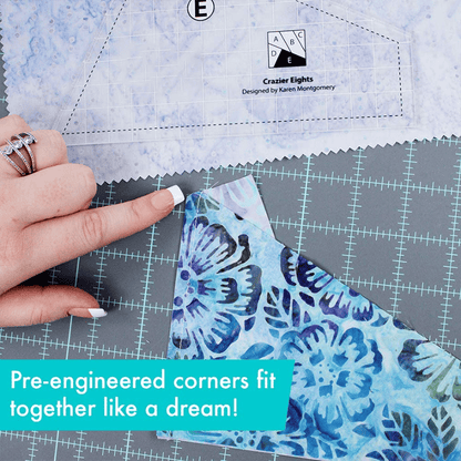 Easy Sewing Template Kit with Non Slip Fabric Cutter Guide