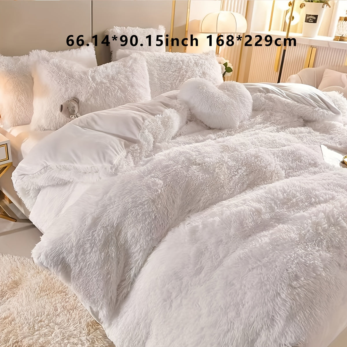 Soft Plush Velvet Duvet Cover Set for Cozy Bedding