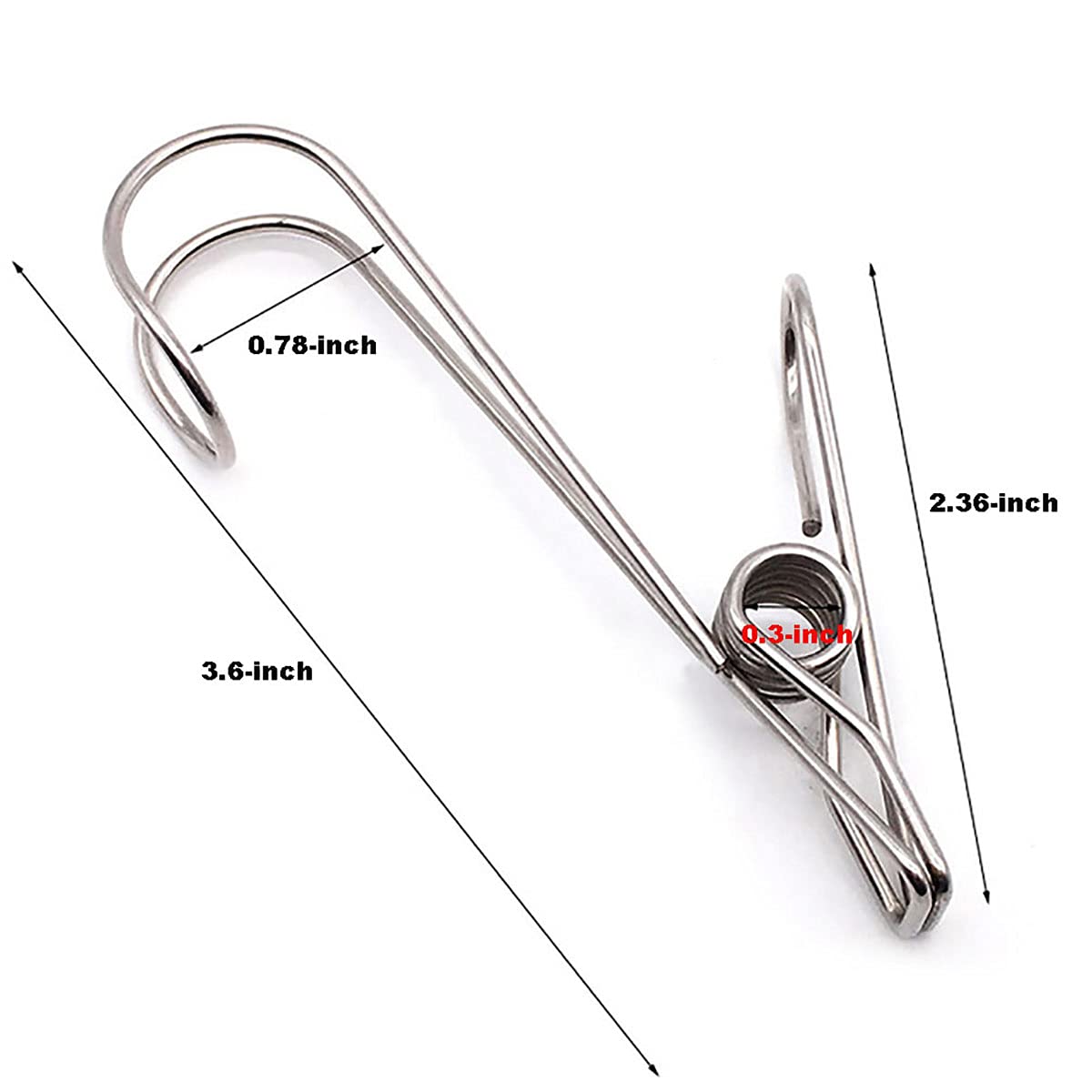 Strong Metal Wall Clip with Hook