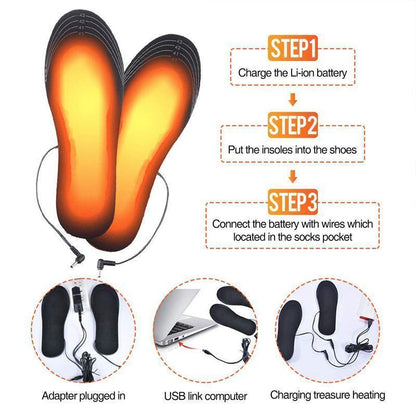 Cozy Heated Foot Warmers for Cold Feet
