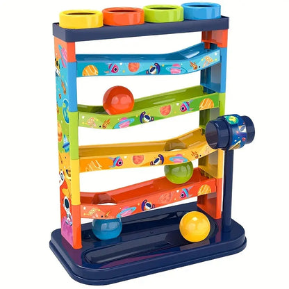 Flexible Colorful Ball Ramp Playset