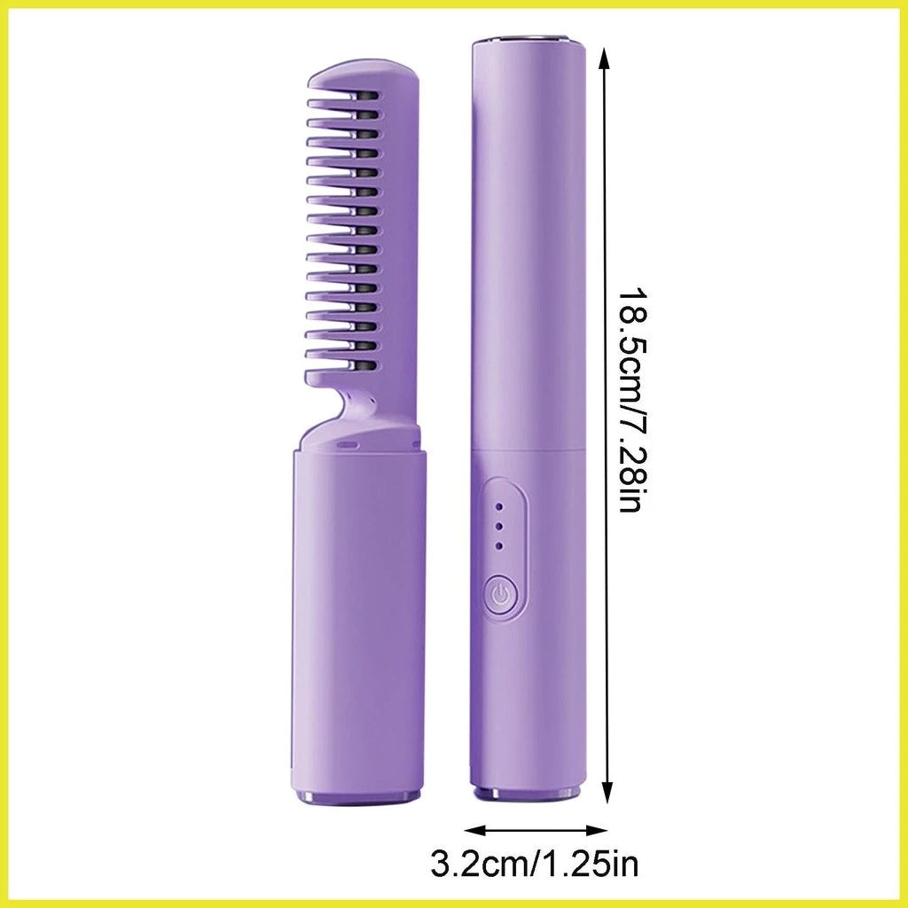 Glatzza Mini Hair Brush for Frizz Free Styling - Fesara