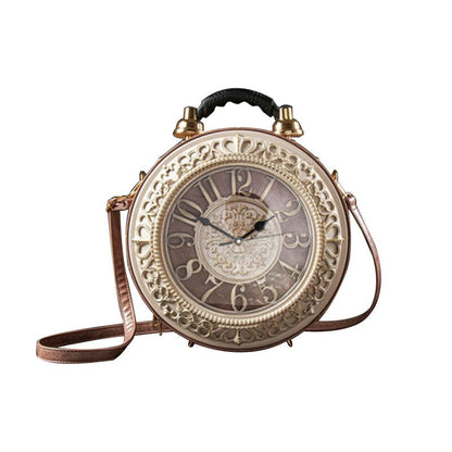 Unique Retro Style Clock Purse Bag