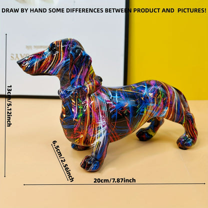 Fun Dachshund Figurine Decor for Home