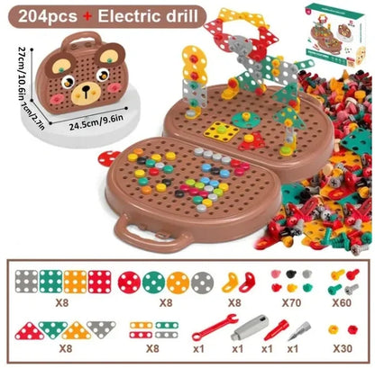 Colorful Kids Wooden Storage Toy Box