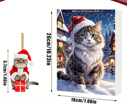Classic Cats Christmas Countdown Calendar with 24 Gifts