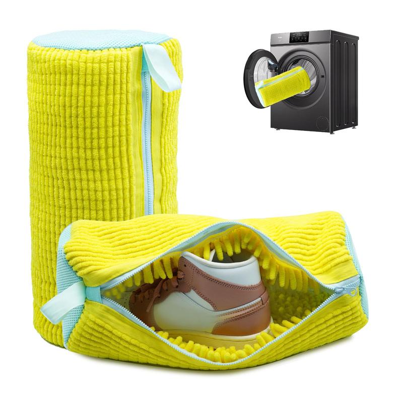Soft Microfiber Shoe Laundry Bag - Gentle Machine Wash Protector