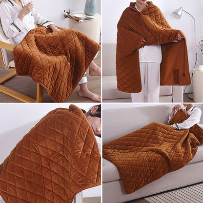 SoftHeat Portable Electric Throw Blanket