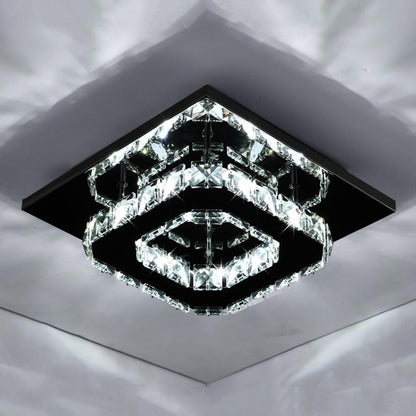 Luxury Crystal LED Ceiling Light Fixture