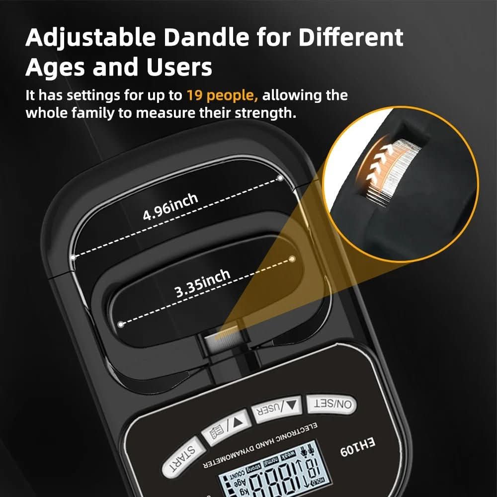 Accurate Hand Grip Strength Meter up to 120kg