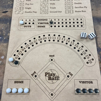 Fun Baseball Strategy Board Game