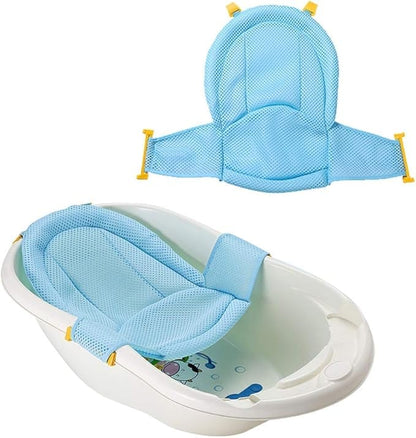 Portable Infant Tub with Non-Slip Seat and Secure Harness