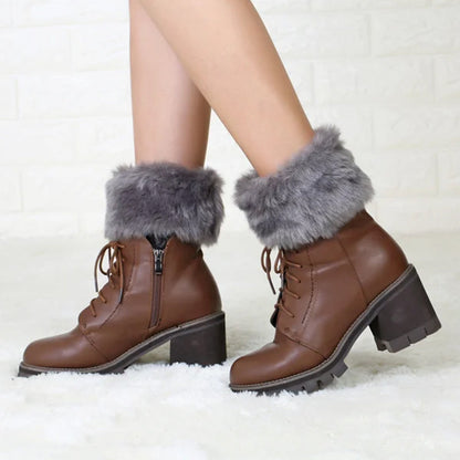 Cozy Fesara FurryLegs - Soft and Stylish Winter Leg Warmers