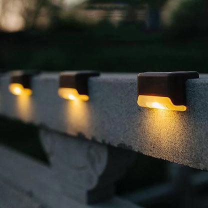 Eco Friendly Solar Powered Garden Step Lights