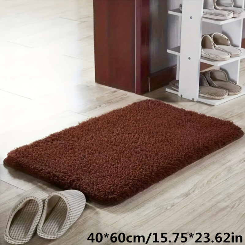 Plush Bathroom Mat - Ultra Soft Non Slip Bath Rug